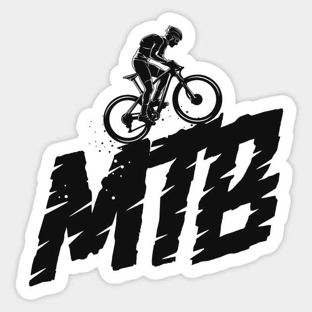 MTB Hiking Sticker by D3monic